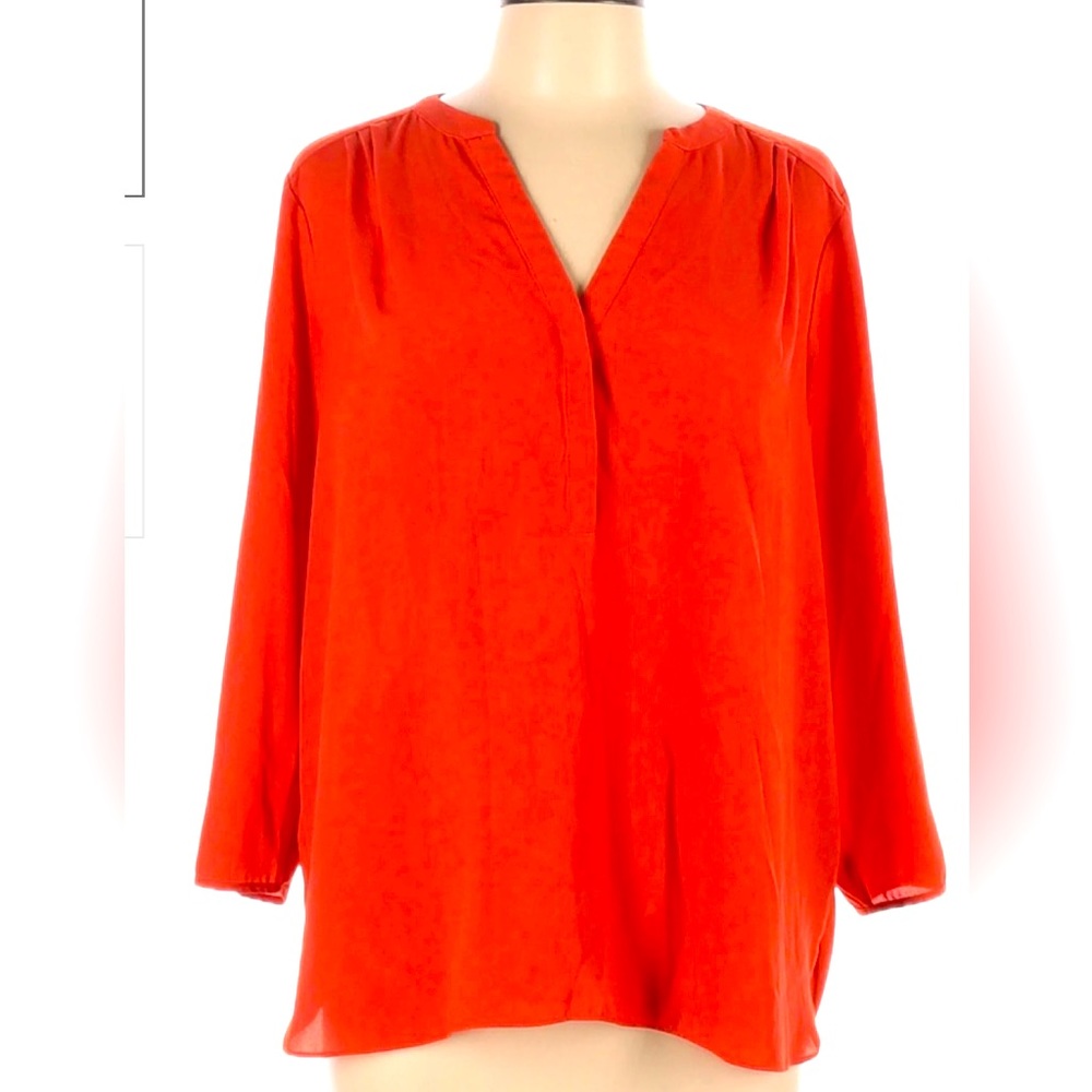NYDJ Orange Blouse